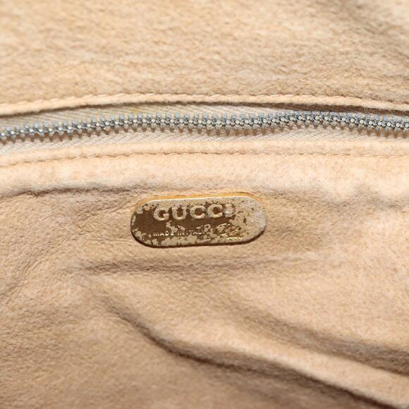 GUCCI GG Plus Supreme Boston Bag Pvc Beige Gold - Picture 16 of 16